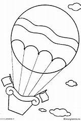 Luchtballon Knutselen sketch template