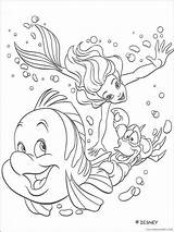 Flounder Coloring4free Coloring sketch template