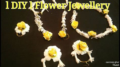 diy flower jewellery youtube
