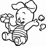 Pooh Winnie Piglet Coloring Pages Baby Drawing Cute Pig Printable Funky Drawings Disney Color Flower Colorings Getdrawings Paintingvalley Getcolorings Print sketch template
