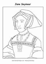 Jane Seymour Viii Tudor Mystery sketch template