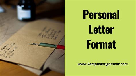 personal letter format types  personal letter  examples