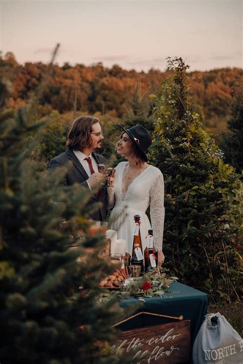 Inspiration For A Rustic Christmas Tree Farm Wedding Popsugar Love