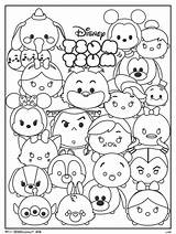 Tsum Coloring Disney Pages Printable Cute Characters Color Coloriage Kids 18x24 Poster Movie Drawing Sheets Getcolorings Google Print Imprimer Choose sketch template
