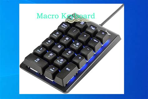 macro keyboard       set   manually