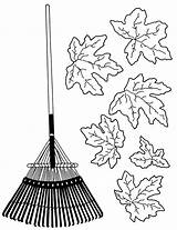 Rake Leaves Coloring Raking Pages Drawing Cliparts Template Don Doodles Sketch Getdrawings Attribution Forget Link Dz sketch template