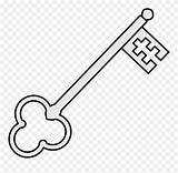 Keys Pinclipart sketch template