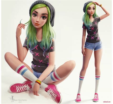 20 Realistic 3d Blender Models And Character Designs By Ukraine