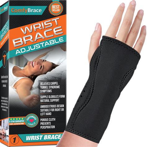 night wrist sleep support brace fits  hands cushioned