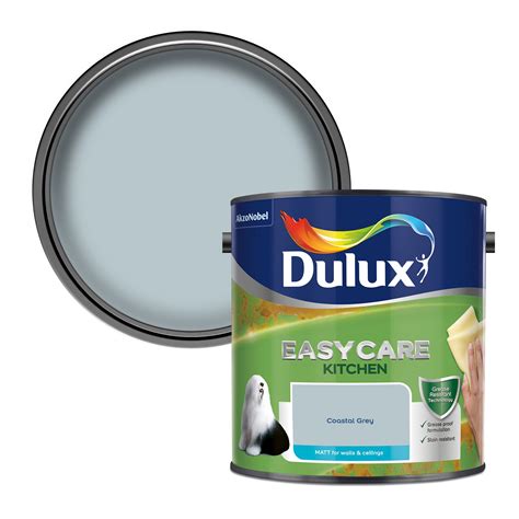 dulux easycare washable tough coastal grey matt emulsion paint