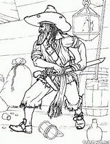 Pirate Pirata Pirati Viejo Kolorowanka Pirates Piraten Colorkid Nave Skrzynia Malvorlagen Vecchio Stary Piratas Piraci Gunsmith Verpflegung Szkielet Skarbami Cannone sketch template
