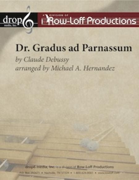 dr gradus ad parnassum  score  set  parts sheet   percussion ensemble buy