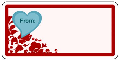 label templates  printable valentine labels valentines day labels