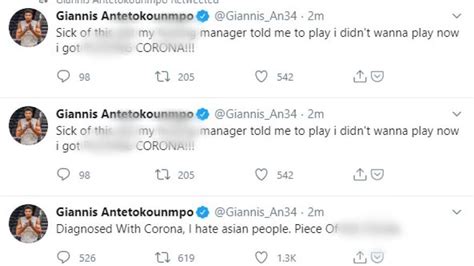giannis antetokounmpo s twitter email and bank accounts hacked