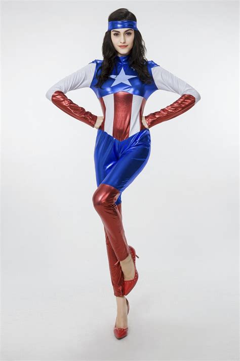sexy deluxe america captain superhero costume anime superman one piece