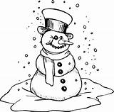 Kleurplaten Kolorowanki Czas Zimowy Snowman Topkleurplaat Dzieci Miracle sketch template