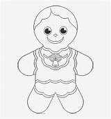 Gingerbread Coloring Boy Pages Girl Nicepng sketch template