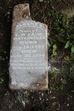 albert  waterhouse   find  grave memorial