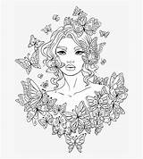 Colouring Pages Girl Teens Coloring Medium Adults Woman Size Popular Transparent Pngitem sketch template