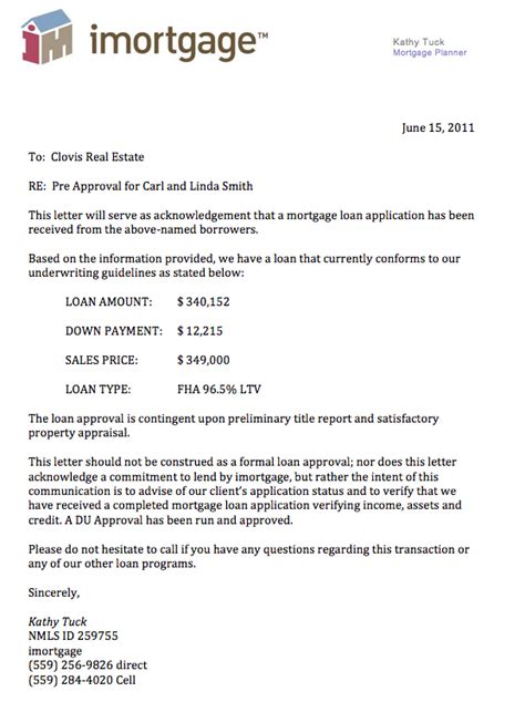 conditional approval letter mortgage conditional mortgage approval