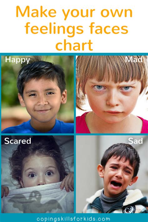 Emotions Chart Real Faces