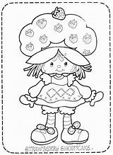 Strawberry Shortcake Coloring Pages Vintage Sheets Printable Cartoon Color Duck Sarah Books Colouring Classic Print Book Adult Girls Getcolorings Kids sketch template