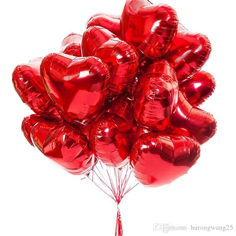 18inch red heart foil balloon shaped foil balloons