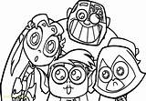 Titans Go Coloring Pages Team Teen Getcolorings Color Printable sketch template