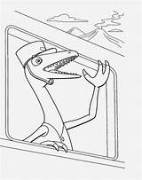 Train Dinosaur Coloring Pages Event Color Dino Print Game sketch template