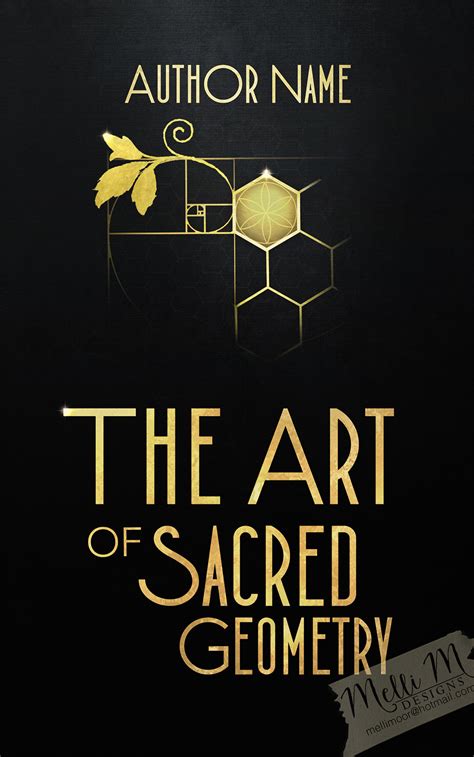 art  sacred geometry  book cover designer