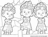 Triplets Brave sketch template
