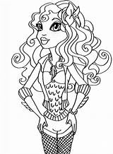 Blue Monster High Lagoona Coloring Pages Categories sketch template