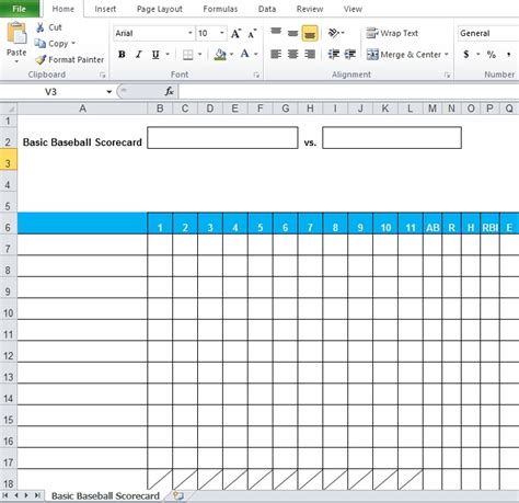 baseball stats spreadsheet excel template excel tmp