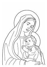 Virgen Colorat Mary Desene Icoane Kolorowanki Kolorowanka Boska Matka Icoana Compartiendo Qbebe Maryja Desenhos Planse Acessar Dzieciątkiem sketch template