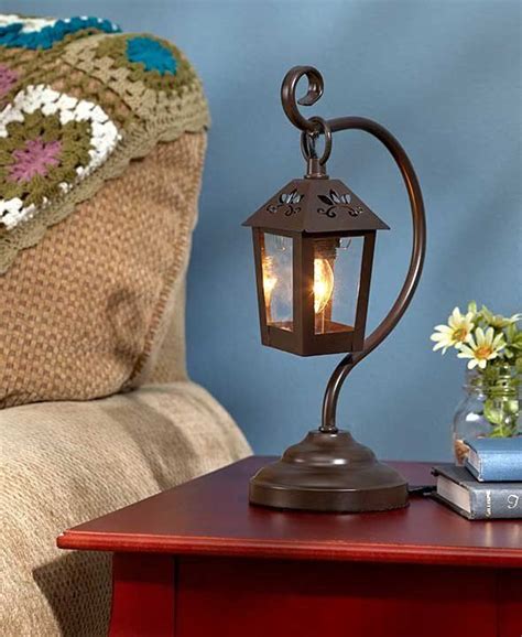 metal table lantern lamp  perfect   room    bit  accent lighting