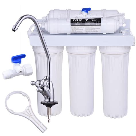 yescom  stage hollow fiber ultrafiltration water filter system filtration  home kitchen