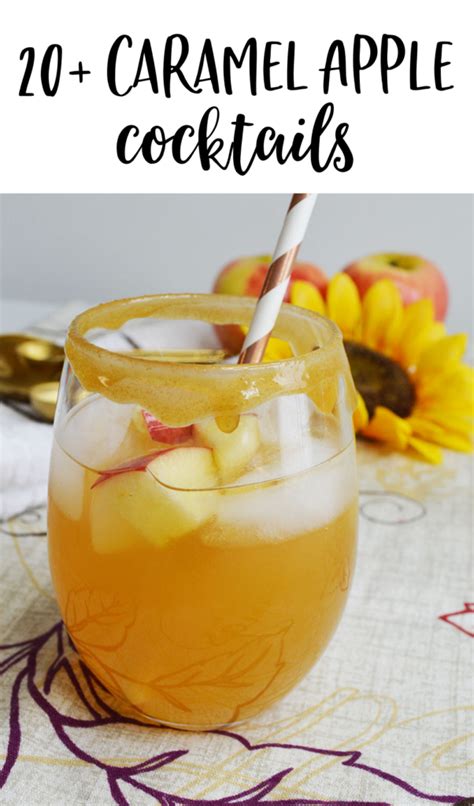 Caramel Apple Cocktails For Fall Planning Inspired