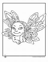 Pixie Coloring Fairy Printer Send Button Special Print Only Use Click sketch template