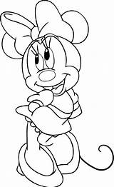 Minnie Coloring Mouse Disney Pages Para Sheets Pintar Dibujos Drawing Colorear Printable Mickey Beautiful Ausmalbilder Imprimir Colouring Books Colorir Color sketch template