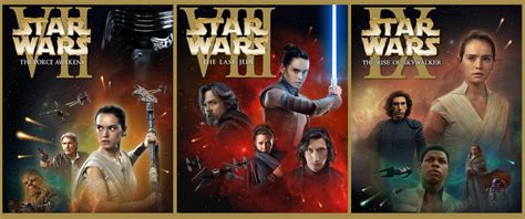 star wars sequel trilogy dvd covers  match