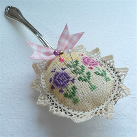 195 best biscornu pin cushions images on pinterest crossstitch embroidery and punto croce