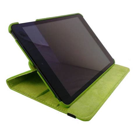 groene  graden draaibare hoes ipad mini  met uitschuifbare hoesjesweb stylus ipad hoes