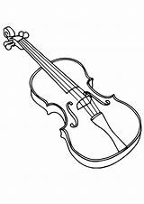Geige Violine Violin Fiddle Malvorlagen sketch template