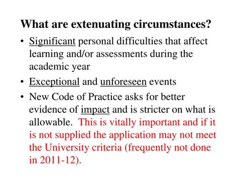 extenuating circumstances  fit  sit powerpoint