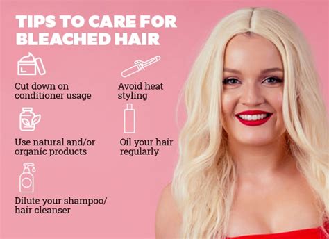 tips to care for bleached hair