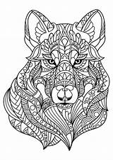 Coloring Pages Abstract Animal Getcolorings Mandala Idea sketch template