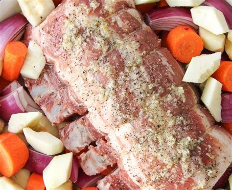 bone in pork roast recipes oven this one pot oven roasted bone in