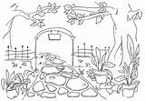 Garden Drawing Gate Line Magical Vector Illustration Clipart Background Drawings Sketch Paintingvalley Abstract Banner Vectors Nature Edit Beautiful Pencil sketch template
