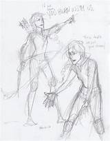 Burdge Hunger Everdeen Katniss Mockingjay sketch template