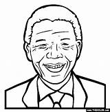 Mandela Visit Imagen sketch template